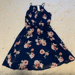 Blue Floral Sundress